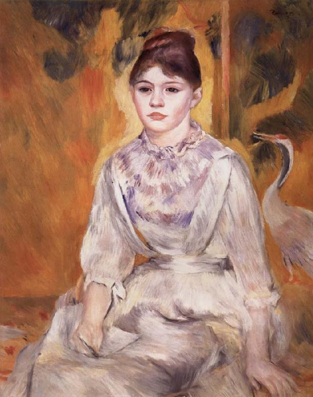 Pierre Renoir Young Girl with a Swan